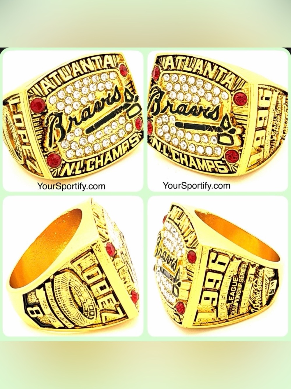 MLB / 1996 Atlanta Braves World Series championship ring